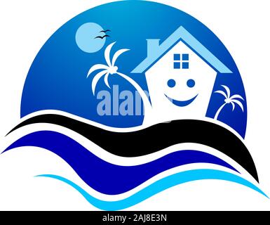 Logo „Traumhaus“ Stockfoto