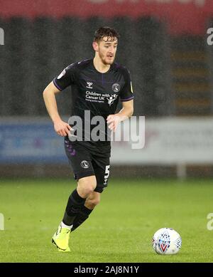 Von Charlton Athletic Tom Lockyer, während der Himmel Wette WM-Match in der Liberty Stadium, Swansea. Stockfoto