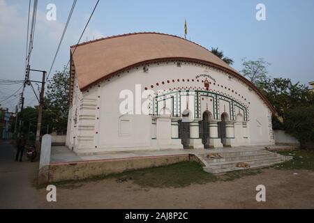 Nandadulal Mandir. Chandan Nagar, Hooghly, West Bengal. Indien. Stockfoto
