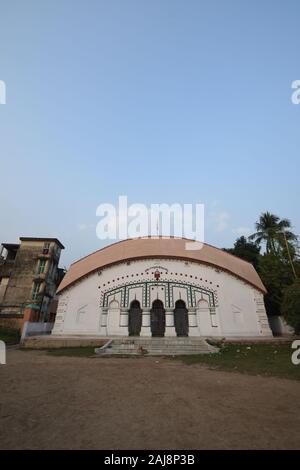 Nandadulal Mandir. Chandan Nagar, Hooghly, West Bengal. Indien. Stockfoto