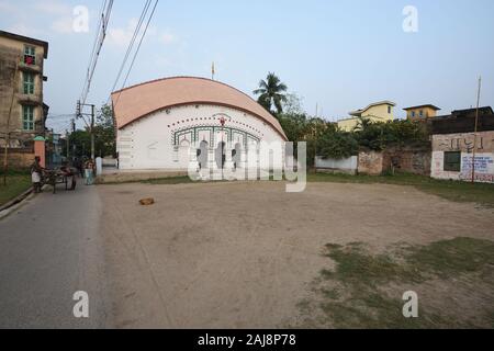 Nandadulal Mandir. Chandan Nagar, Hooghly, West Bengal. Indien. Stockfoto