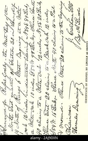 Die Geschichte von Lincoln; eine Biografie besteht aus fünf hundert wahre Geschichten erzählt von Abraham Lincoln und seine Freunde. ANDREW JACKSON. & Vuws* (L 20) SECHS JAHRE BEI NEUEN SALEM Qualitätssicherung wurde gegeben. Die einzige Schwierigkeit, die dann in der Art und Weise, Datenrücksicherung, dass er wusste, dass absolut nichts für Vermessung. ButCalhoun, Natürlich, Das verstanden, und vereinbart, dass er Shouldhave Zeit zu lernen. Mit der Schnelligkeit der Aktion, mit der er immer undertookanything er zu tun hatte, er beschafft Feuerstein und Gibsons Abhandlung onsurveying, und suchten Mentor Graham für Hilfe. Am sacrificeof einige Zeit, der schulmeister unterstützte ihn zu Stockfoto