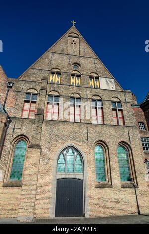 Das Krankenhaus St. Johannes (Oud Sint-Janshospitaal) war eine mittelalterliche Krankenhaus in Brügge. Es war in der Mitte des 12. Jahrhunderts gegründet. Stockfoto