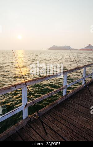 East Gippsland Bushfire Rauch über Melbourne Stockfoto