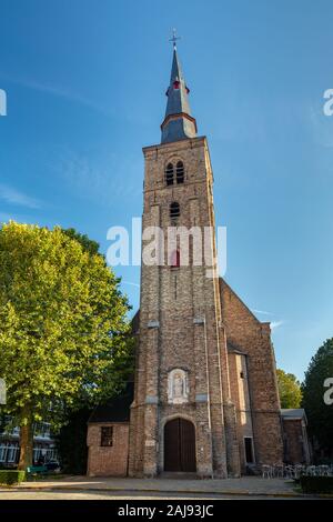 Der antiken St. Anna Kirche in der historischen Stadt Brügge. Stockfoto