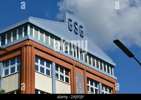 GSG-Hof Reuchlinstraße, Kaiser-Augusta-Allee, Moabit, Mitte, Berlin, Deutschland Stockfoto