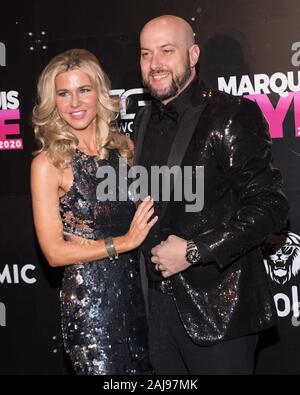 New York, NY, USA. 31 Dez, 2019. in Anwesenheit für New York Marriott Marquis Silvesterparty, Marriott Marquis New York, New York, NY 31. Dezember 2019. Foto: Simon Lindenblatt/Everett Collection/Alamy leben Nachrichten Stockfoto