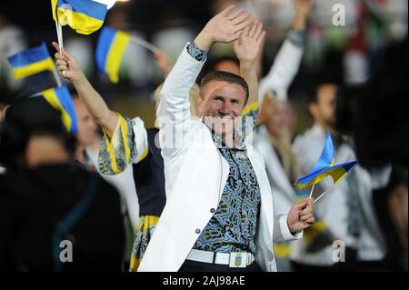 Sergej Bubka - Seit 2005 wurde Präsident der Ukrainischen Nationalen Olympischen Komitees Stockfoto