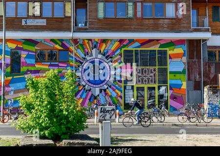 Holzmarkt, Holzmarktstraße, Friedrichshain, Berlin, Deutschland Stockfoto