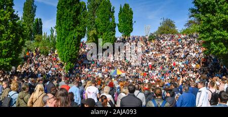 Karaoke am Mauerpark, Prenzlauer Berg, Pankow, Berlin, Deutschland Stockfoto