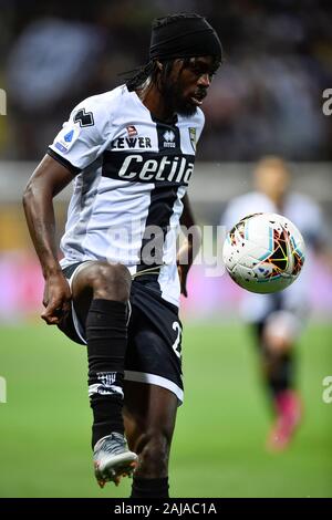 Parma, Italien. 30. September 2019: Gervinho von Parma Calcio in die Serie ein Fußballspiel zwischen Parma Calcio und FC Turin. Parma Calcio gewann 3-2 über Torino FC. Credit: Nicolò Campo/Alamy leben Nachrichten Stockfoto