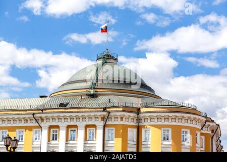 Senat Palace an der Moskauer Kreml, Russland. Russische Präsidialverwaltung Stockfoto