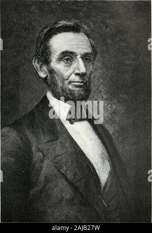 Werke von Abraham Lincoln. intained; sie kommen auf ihre rightfulplace unter der Verfassung als Original, not- wendigen und untrennbare Mitglieder der Union. Wir bauen Denkmäler für die Toten, aber nomonuments des Sieges. Wir respektieren das Beispiel der Römer, die nie, selbst in conqueredlands, Embleme des Triumphs. Und ourgenerals sind nicht in der Herde der vul-gar Krieger eingestuft werden, sind aber von der Schule von Timoleon, und Wilhelm von Nassau, und Washington. Sie haben das Schwert mit der nur Frieden geben totheir Land und ihre Wiederherstellung auf ihren Platz im thegreat Versammlung der Nationen. Senator Stockfoto