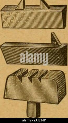 Die praktischen horseshoer ist eine Sammlung von Artikeln über horseshoeing in allen seinen Zweigen, die von Zeit zu Zeit in den Spalten "Der Schmied und Stellmacher" erschienen sind. . Pr DIIDI^C Nachfolger, h bUKKLy C. F. DEWICK & Co. Hersteller von EINEM PATENT STAHL 1^(stumpfen und scharfen) tiiillSMlHlBlll TOE-CALKS. -Auch-BlTRKES IMPKOVEU HORSESHOERS/w^^ Ich^^ FUSS VICE. Für Rundschreiben senden. 360 DOrClieSter^V. Sterben Fell^ WeldingBOSTON, Masse. Scharfe Calks.. Praktische SCHMIEDEKUNST Stockfoto