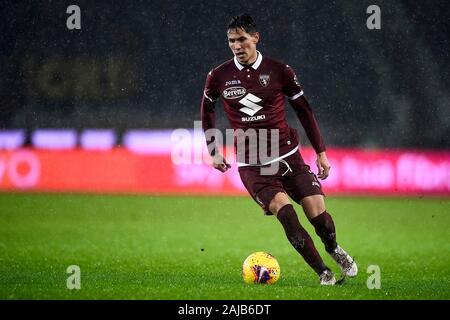 Turin, Italien - 23. November 2019: Sasa Lukic von Torino FC in Aktion während der Serie ein Fußballspiel zwischen Torino FC und FC Internazionale. FC Internazionale gewann 3-0 über Torino FC. Credit: Nicolò Campo/Alamy leben Nachrichten Stockfoto