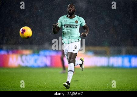 Turin, Italien - 23. November 2019: Romelu Lukaku des FC Internazionale in Aktion während der Serie ein Fußballspiel zwischen Torino FC und FC Internazionale. FC Internazionale gewann 3-0 über Torino FC. Credit: Nicolò Campo/Alamy leben Nachrichten Stockfoto