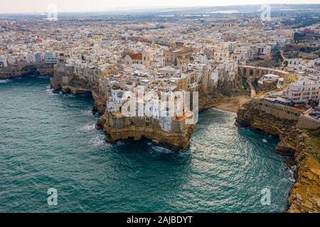 Polignano a Mare, Apulien, Italien Stockfoto