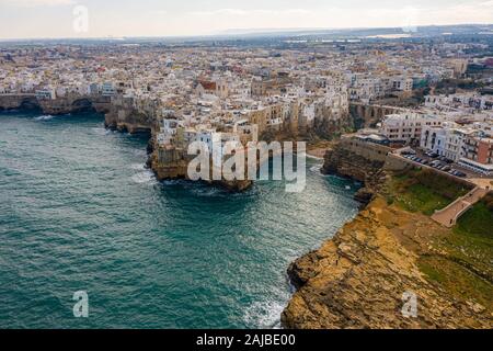 Polignano a Mare, Apulien, Italien Stockfoto