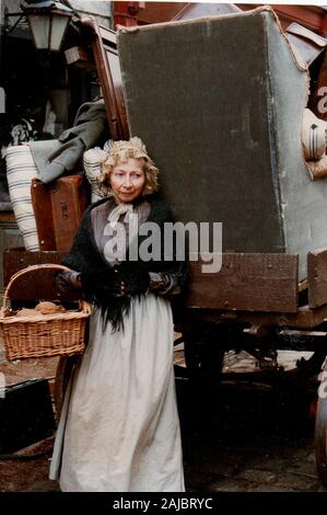 1986 - Hinter den Kulissen Bild in der Verfilmung der BBC-Serie David Copperfield - genommen, Whitby, North Yorkshire - Juni 1986 (Warten auf die Kameras zu Rollen) - Stockfoto