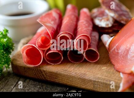 Coppa di Parma-Schinken Stockfoto