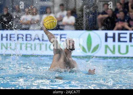 Cuneo, Italien. 3 Jan, 2020. Francesco von fulvio Italyduring Internationale viereckigen - Italien vs Griechenland, Wasserball italienische Nationalmannschaft in Cuneo, Italien, 03 Januar 2020 - LPS/Tonello Abozzi Credit: Tonello Abozzi/LPS/ZUMA Draht/Alamy leben Nachrichten Stockfoto