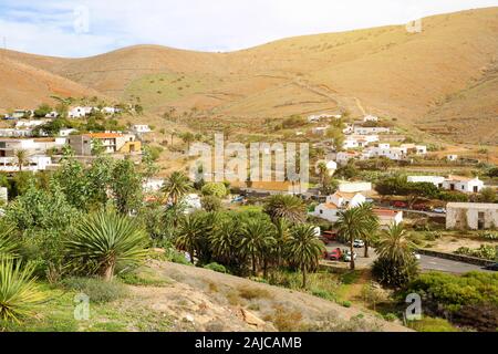 Betancuria kleine Stadt auf Fuerteventura, Kanarische Inseln, Spanien Stockfoto