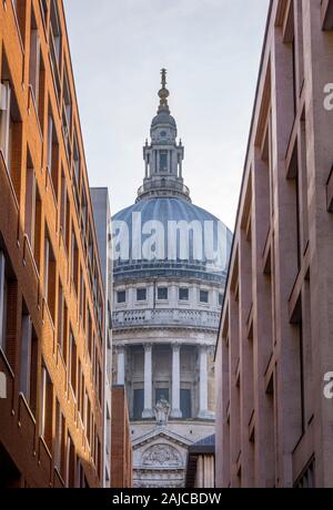 St Paul's Cathedral, London, ist eine anglikanische Kathedrale, dem Sitz des Bischofs von London und die Mutterkirche der Diözese London. Stockfoto