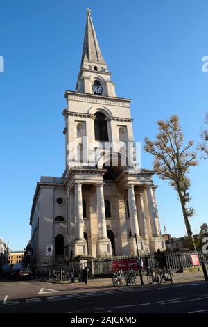Christus Kirche Spitalfields Nicholas Hawksmoor Kirche in East London E Stockfoto