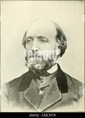 Nachkommen von William Scott von Hatfield, Mass., 1668-1906 und von John Scott von Springfield, Mass., 1659-1906. Orasmus Alonzo Scott.. Eleazer Guernsey Scott. Stockfoto