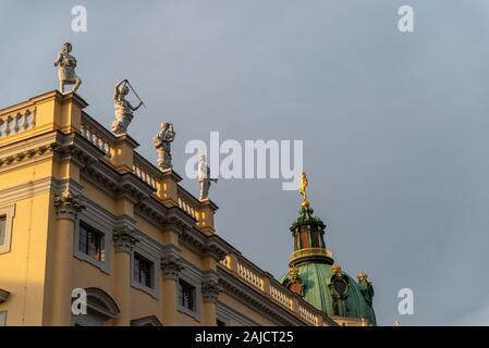 Berlin, Deutschland. Februar 19, 2019. Schloss Charlottenburg ist das größte Schloss in Berlin. Stockfoto