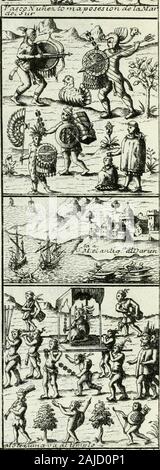 Historia general de los hechos de Los Castellanos en las Islas ich Tierra firme del Mar Oceano. Stockfoto
