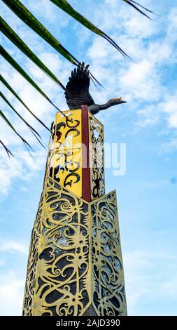 Tugu Cinta Damai, iconic Denkmal / Wahrzeichen von Tanjung Selor, Bulungan, Indonesien Stockfoto