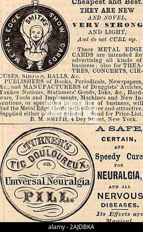 Harper's Weekly. Reverskragen Co., Boston. März Bros., Pierce & Co.,. &Lt;. Hi. Ich I... ... Chickering & Söhne, "Niir. ii, iin-ri.. riiKAXD. s, ii. ,, "Ich ri^ti. Ich. 120 Tremont Street, Boston. Wurzeln Trunk Engines, ... ich rwim. l I]. Stockfoto