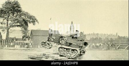 Tanks, 1914-1918; die Log-buch ein Pionier. GREENHITHE MASCHINE, (s. 21). KILLEN-STRAIT MASCHINE, (s. 24) Stockfoto