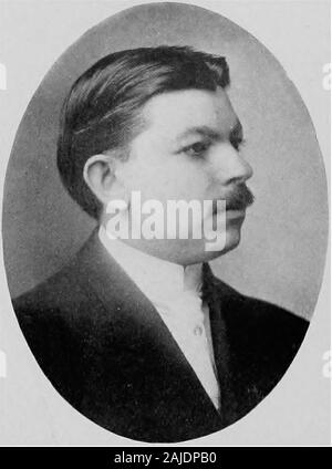 Empire State Honoratioren, 1914. JAMES AMBROSE FARRELL Rechtsanwalt, Staatssekretär Phi Gamma Delta Club New York City MEYER B. CUSHNER Ratgeber in New York City Empire State Honoratioren 231 Anwälte Stockfoto