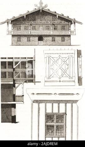 Der Stil in den technischen und tektonischen Künsten, oder, Praktische Aesthetik: ein Handbuch für Techniker, Künstler und Kunstfreunde. In diesen Häusern eine uralte Bau-Tradition sich ziemlich ungemischt erhalten haben, einen gewissenGrad von Wahrscheinlichkeit zu geben. Zur Authorization Christmas wir sterben Fronte eines Hauses aus der Bai-risch - Tirol, mit den dazu gehörigen Informationen. Der Bau besteht aus einem in Bruchsteinen aufgeführten Erd-geschoss, und in einem Obergesehoss von Fachwerk, dessenFussbodcnbalken zwar sehr stark ausladen (etwa 4 Fuss) abernicht, wie bei dem städtischen Wohnhause, mit Stockfoto