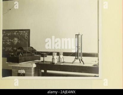 Vorrichtung und Verfahren zur Messung elektrischer Wellen. Photograpli Apparate zeigen, wenn nicht in Betrieb correspondingto Abb. Seite 27 - Stockfoto