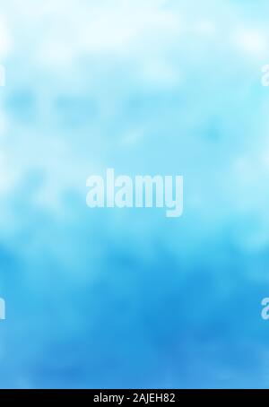 Kühlen Farbtönen von Weiß und Blau einen kühlen Himmel - wie Hintergrund erstellen Stockfoto