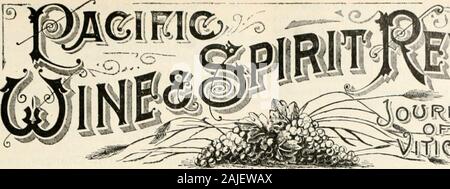 Pacific Wein und Geist. Goldmedaille für Sherries und süße Weine, Dublin Exposition, 1892. ^^^ EISEN WEINBERG CO-PIONIER DER HERSTELLER VON -?^1 ^VZ E E T lYjil.^^ &Lt;^* 680 Afi.L. Sond für Preis ListaniJ Simpes. . Office, 12 Stevenson Street. S. F. f" J V. Stockfoto