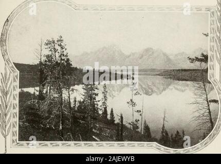 Der Yellowstone National Park, Historische und anschaulich, mit Karten, Ansichten und Porträts dargestellt. Nach dem trafficof Anlass war vorbei, und die Pläne für das anschließende yearwere vereinbart, die Konvois zurück in die Staaten unddie Fallensteller zu Ihren Exerzitien in den Bergen. Die fieldof Operationen dieses Unternehmen war sehr umfangreich über alle andincluded des Westens nicht durch das HUD-Söhne Bucht und Amerikanischen Pelz Unternehmen gesteuert. Damit war das Gebiet der Great West practicallyparceled heraus unter diese drei Unternehmen. Es muss eigentlich notbe, es gebe eine Vereinbarung, stillschweigende oder Ope Stockfoto