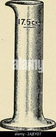 Theorie und Praxis der Säuglingsnahrung, mit Hinweisen auf die Entwicklung. Abb. 30.- richtige Art der Entleerung Pipette. (Farrington und Woll.) Fett. Es ist immer gut die Tests in zwei Urschriften toallow für Unfälle, die sich während des Prozesses zu machen. (5) Die bottlesare anschließend in einer Zentrifuge platziert und wirbelte für fünf Minuten. (6) Kochendes Wasser ist bis zur Basis des Stutzens und die Flaschen sind für ein oder zwei Minuten wirbelte hinzugefügt. (7) Erneut, kochendes Wasser hinzugefügt wird, damit die geschmolzene Butter 130 SÄUGLINGSNAHRUNG.. Stockfoto