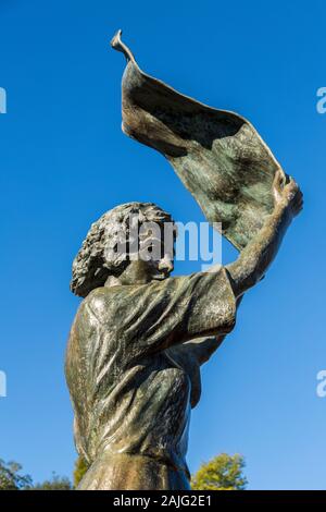 Die Winkenden Mädchen Statue, Savannah, GA, USA Stockfoto