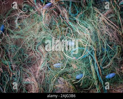 In der Nähe von ein paar Fischernetze, Dänemark Stockfoto