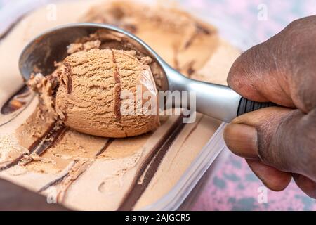Kaffee-Eis Stockfoto