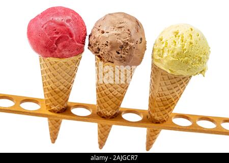 Eis Stockfoto