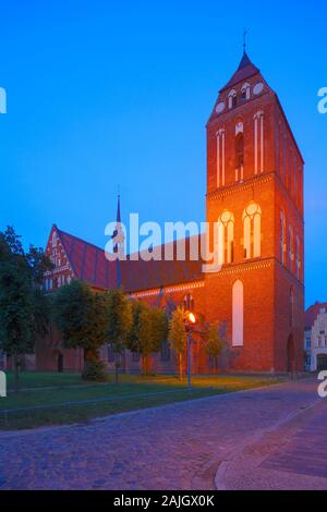 St. Mary's Cathedral, St. Johannes Evangelista und St. Cäcilia, Güstrow, Mecklenburg-Vorpommern, Deutschland, Europa Stockfoto