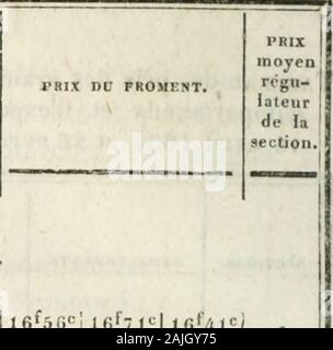 Annales maritimes et Coloniales. nées. Hes. pyj. énées. Ariége Haute-Garonne 1650 = 13 6115 0819 51 lGf 50" 13 58150918 96 16 w 4 9&lt;^) 13 59 14 7420 1-2 16^15 = CLASSE. Marans. Bordeaux. Toulouse. 2e. 13 59 1 15 04 / 15 15 15 56/Jura iDoubs j^1. Ich Grau/Ain C. ? T Hilfsbedürftigkeit Saint-Laurent.. Basses-Alpes. Ein ^^Grand-Lemps. (Hautes-Alpes., j* Les trois Prix de chaque Marché sind ceux de La Dernière semainedu mois Précédent, de la première et de la Deuxième semaines du moiscourant. (Artikel S de la Loi du 6 juillet 18 W. ) 13 25 12 96 16 42 16 25 16 50 16 50 13 61 13 58 16 24 15 74 16 51 16 51 12 9. Stockfoto