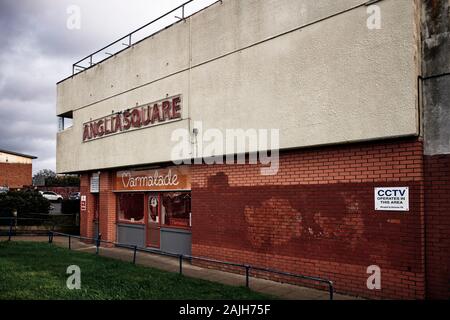 Anglia Square signage in Norwich Stockfoto