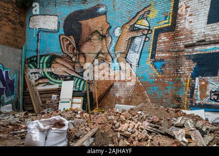 Graffiti in Digbeth, Birmingham, England, UK Stockfoto