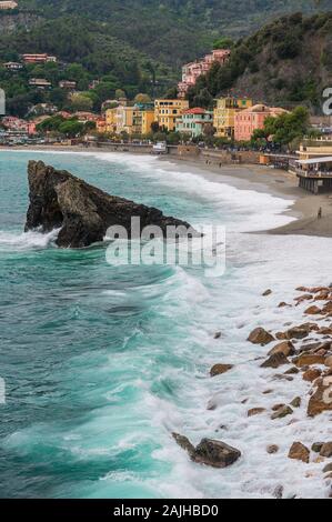 Monterosso, Cinque Terre, Italien. Stockfoto